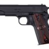 1911A1 GI Specs Matte Black Finish Commander Model w/ Wood Grips 45Cal