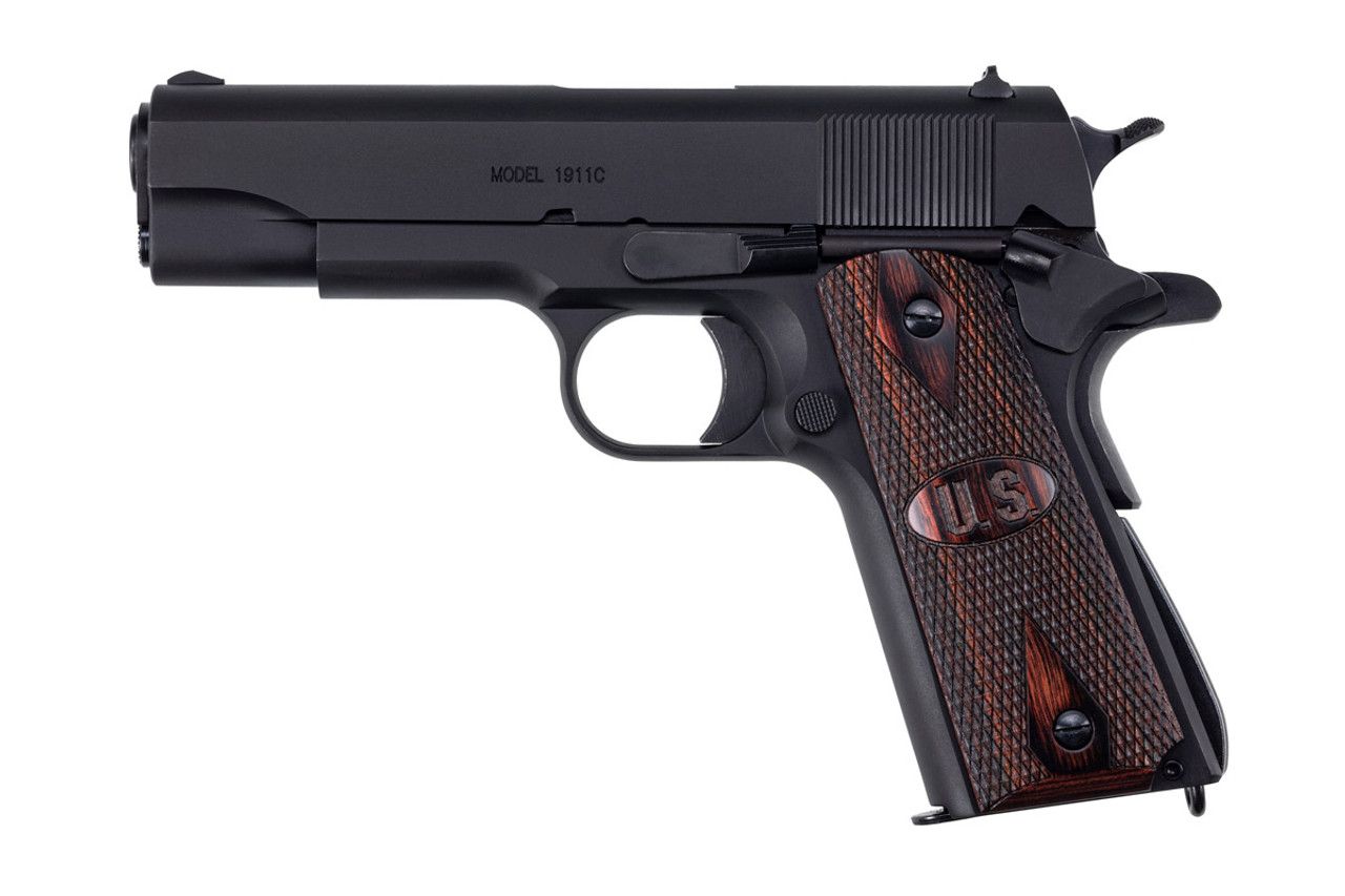 1911A1 GI Specs Matte Black Finish Commander Model w/ Wood Grips 45Cal 1 1911A1 GI Specs Matte Black Finish Commander Model w/ Wood Grips 45Cal