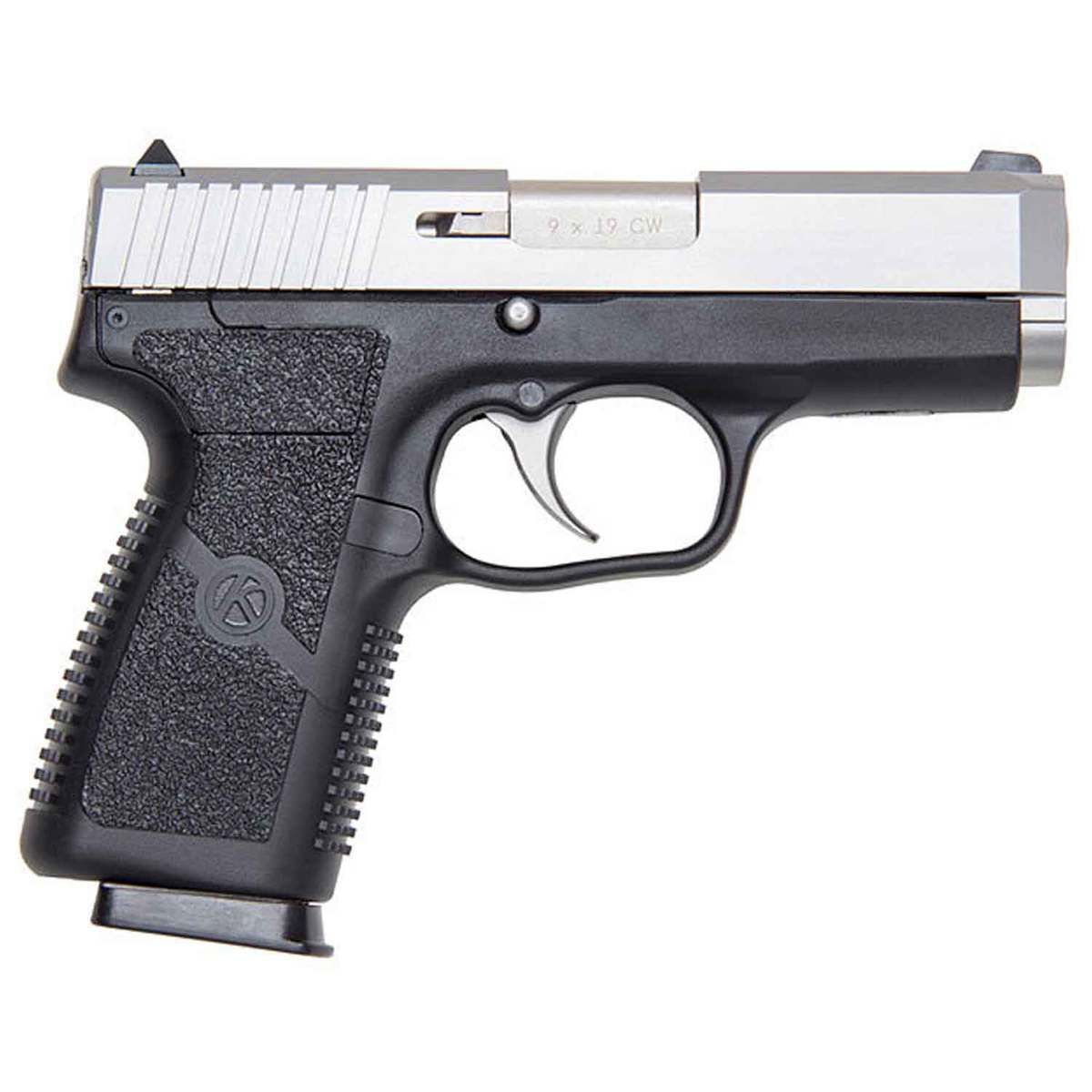 Kahr CW9 9 mm Luger Stainless/Black 3.5in Pistol - 7 Rounds - California Compliant 1 A14 result
