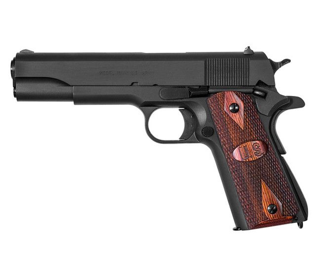 1911A1 GI Matte Black Finish .45Cal w/U.S. Logo Grip, MA Approved 1 1911A1 GI Matte Black Finish, .45Cal w/U.S. Logo Grip, MA Approved