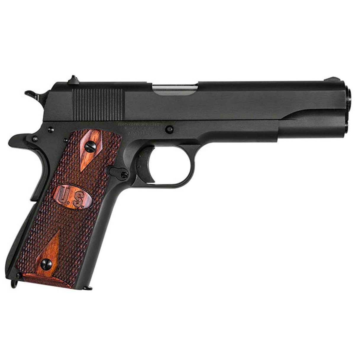Auto Ordnance 1911 A1 GI Spec 45 Auto (ACP) 5in Matte Black Pistol - 7+1 Rounds 1 Auto Ordnance 1911 A1 GI Spec 45 Auto (ACP) 5in Matte Black Pistol - 7+1 Rounds