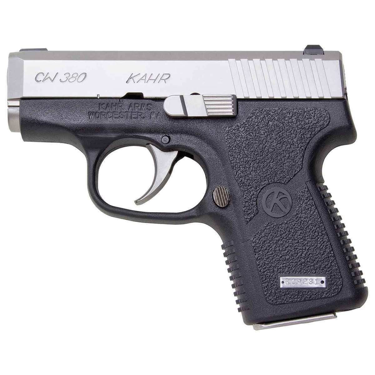 Kahr CW 380 Auto (ACP) 2.58in Stainless Steel w/ Black Textured Grips Pistol - 6+1 Rounds 1 A29 result