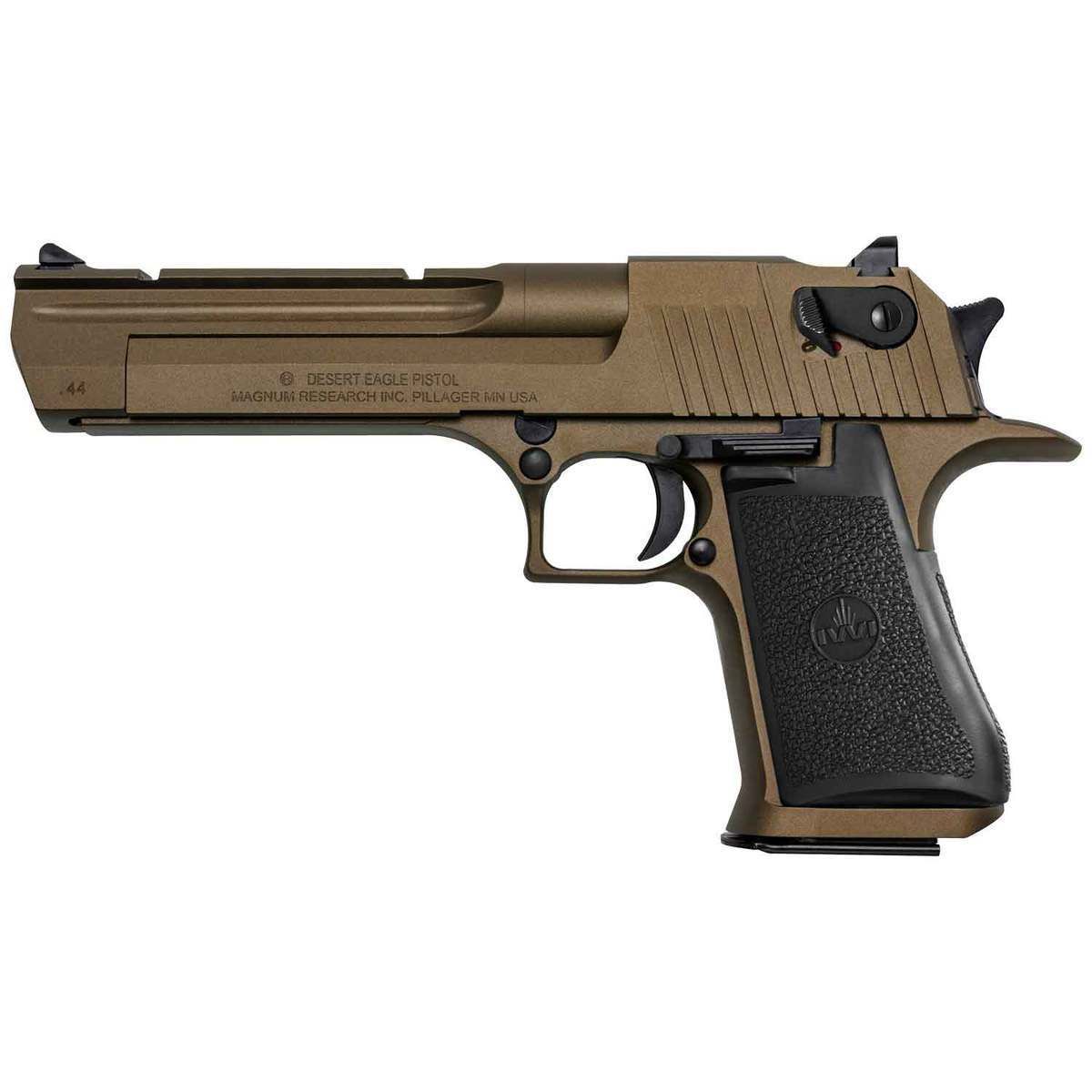 Magnum Research Desert Eagle Mark XIX 44 Magnum 6in Burnt Bronze Pistol - 8+1 Rounds - California Compliant 1 Magnum Research Desert Eagle Mark XIX 44 Magnum 6in Burnt Bronze Pistol - 8+1 Rounds - California Compliant