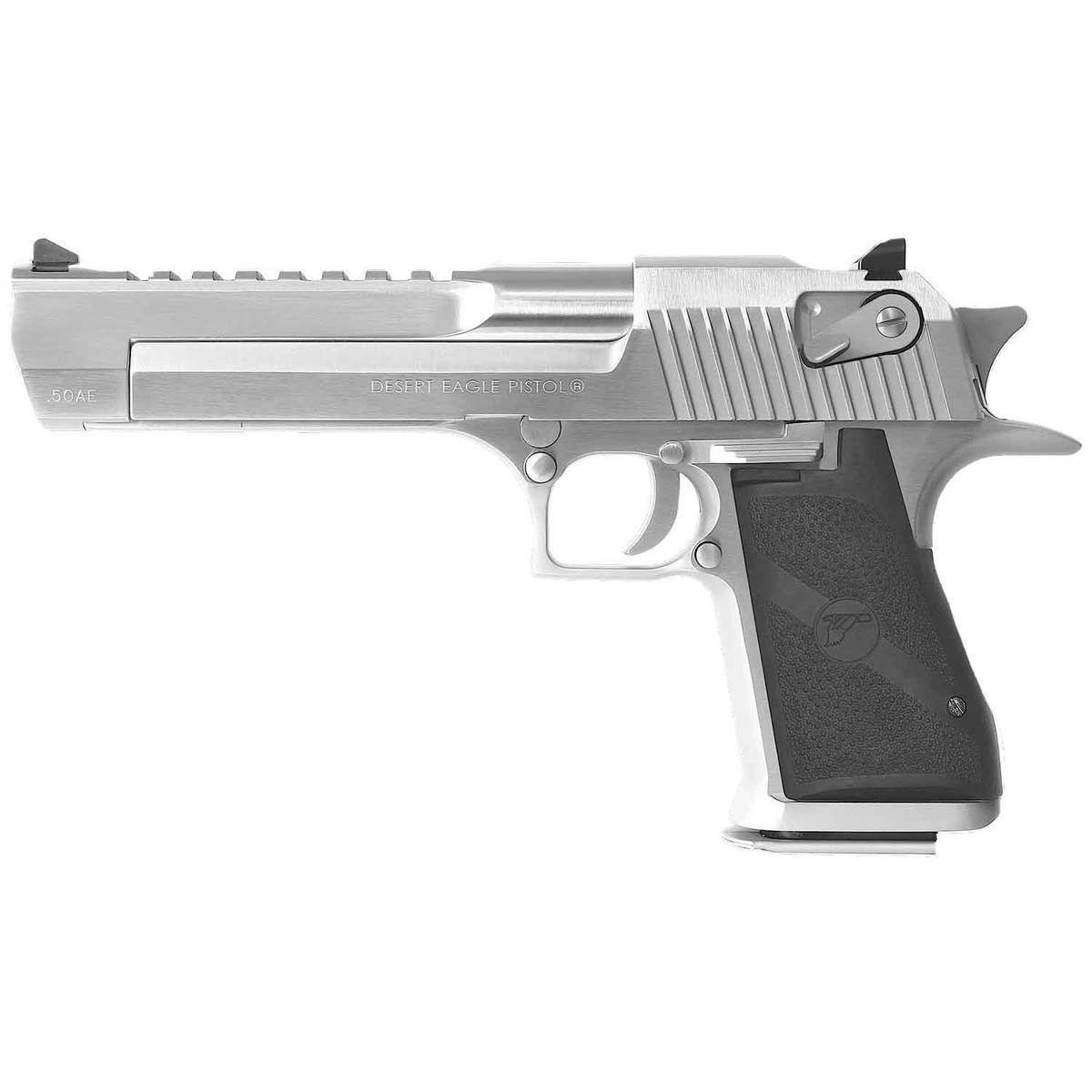 Desert Eagle Mark XIX 50 Action Express 6in Brushed Chrome Pistol - 7+1 Rounds 1 Magnum Research Desert Eagle Mark XIX 50 Action Express 6in Brushed Chrome Pistol - 7+1 Rounds