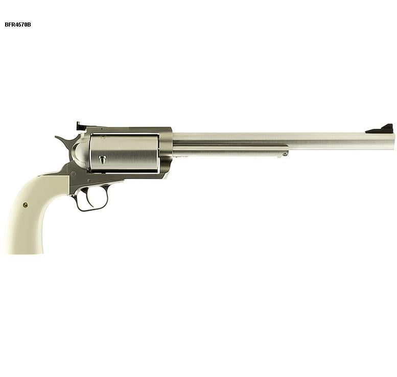 Magnum Research BFR Long Cylinder 45-70 Government 10in Brushed Stainless Steel Revolver - 5 Rounds 1 Magnum Research BFR Long Cylinder 45-70 Government 10in Brushed Stainless Steel Revolver - 5 Rounds