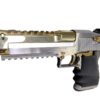 Magnum Research Desert Eagle Mark XIX 50 Action Express 6in Stainless/Titanium Gold Pistol - 7+1 Rounds