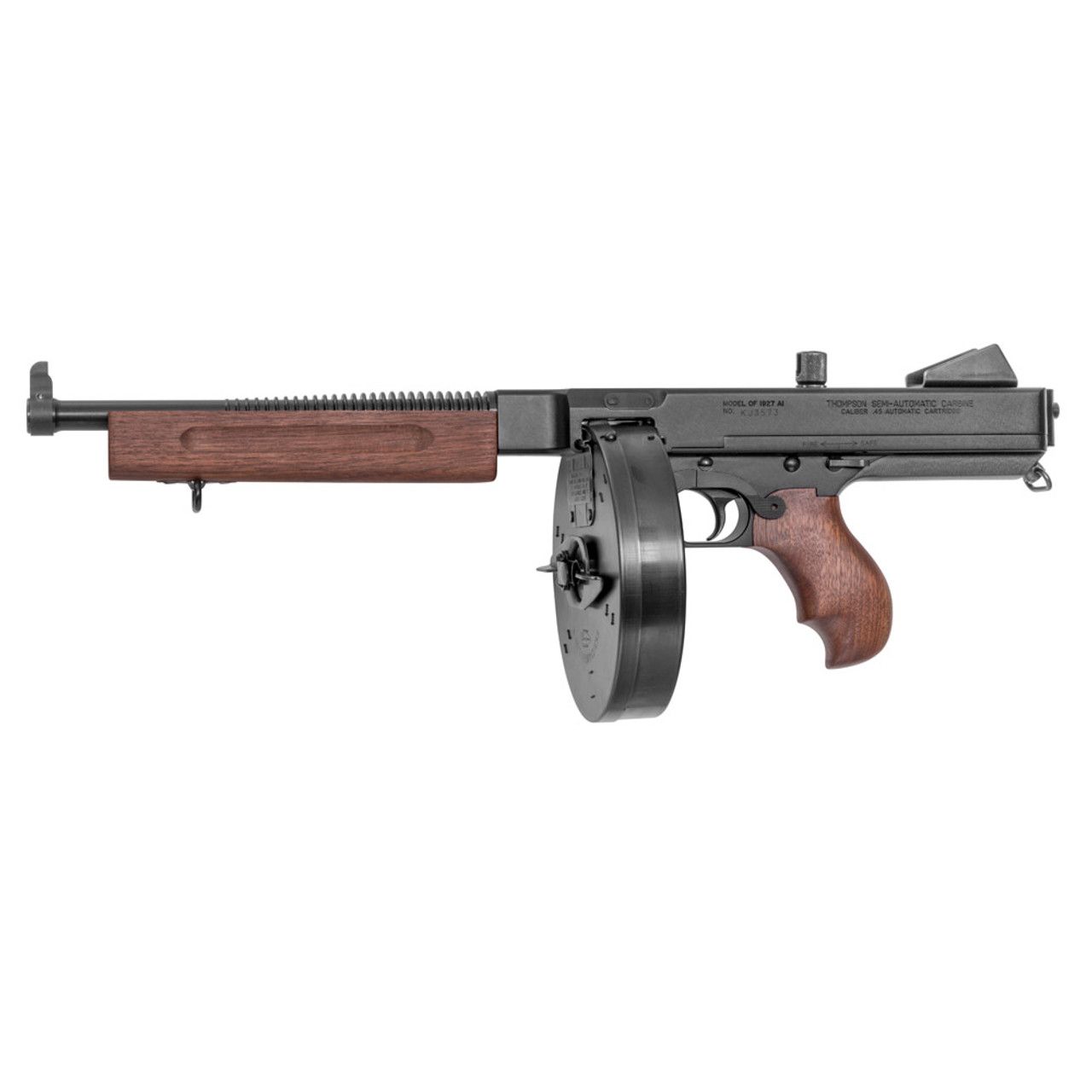 1927A-1 Deluxe Pistol .45 Cal. Lightweight 10.5" barrel with 50 round drum 1 1927A-1 Deluxe Pistol .45 Cal. Lightweight 10.5" barrel with 50 round drum