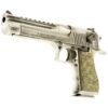 Magnum Research Desert Eagle Mark XIX 50 Action Express 6in White Matte Distressed Pistol - 7+1 Rounds 3 Magnum Research Desert Eagle Mark XIX 50 Action Express 6in White Matte Distressed Pistol - 7+1 Rounds