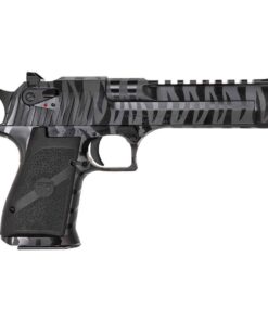 Magnum Research Desert Eagle Mark XIX 50 Action Express 6in Black with Tiger Stripes Pistol - 7+1 Rounds